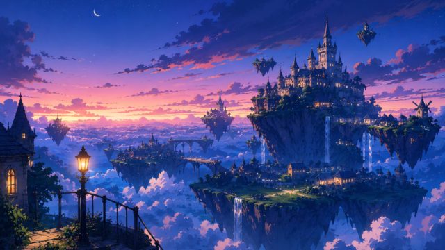 Twilight Castle — ChatGPT, Claude & Gemini theme preview
